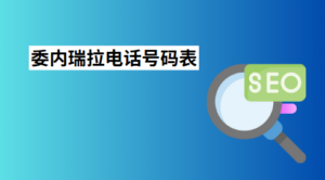 委内瑞拉电话号码表