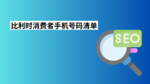 比利时消费者手机号码清单